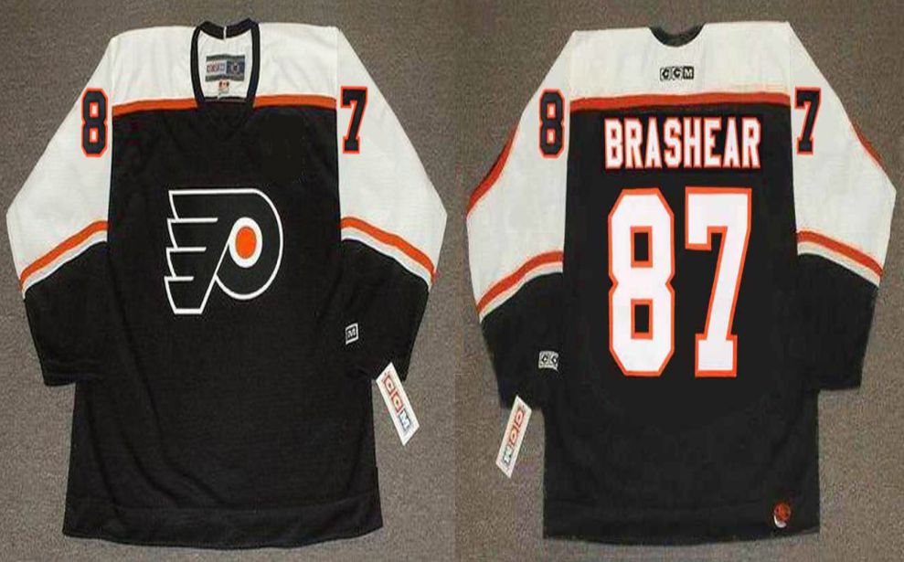 2019 Men Philadelphia Flyers #87 Brashear Black CCM NHL jerseys